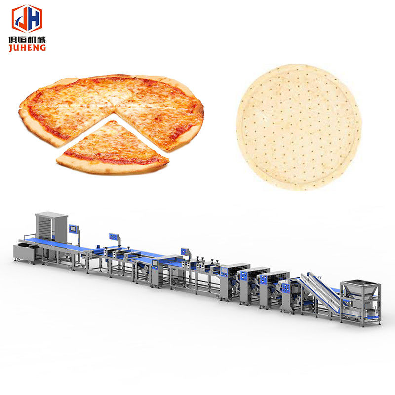 1000 To 5000pcs/H Automatic Pizza Base Production Line Rotary Cutter ...